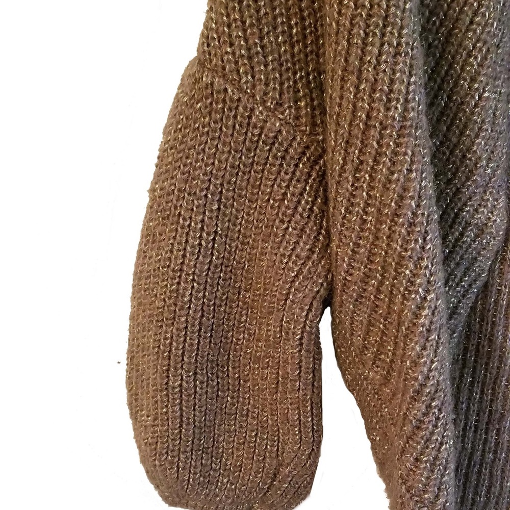 Woman brown cardigan - Picture 3 of 3